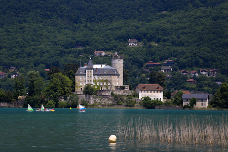 法兰西旧城堡背景图片