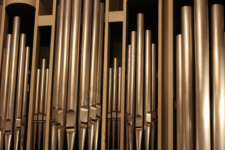 风琴厅的几根管背景图片