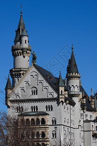 美丽的中世纪宫殿华士文斯坦在巴伐利亚德国图片