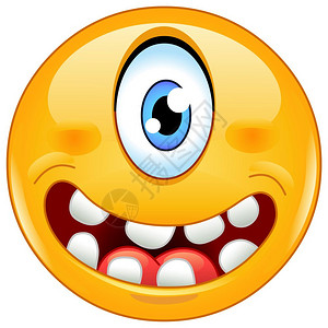 快乐的独眼龙图片素材