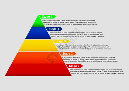 信息地理的铅生成用于应和网站演示的商业发展战略金字塔平板设计图片