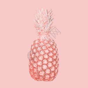具有大菠萝背景抽象的最小设计图片