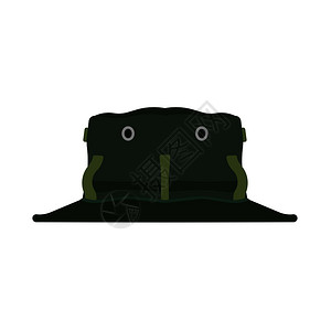 方帽插画-方帽卡通-乐受欢迎的敞开手神圣蓝色快乐怪兽插图-摄图网