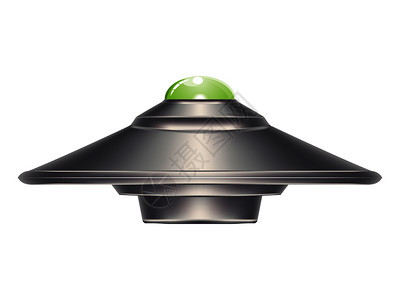 抽象的ufo船设计飞碟插图背景图片