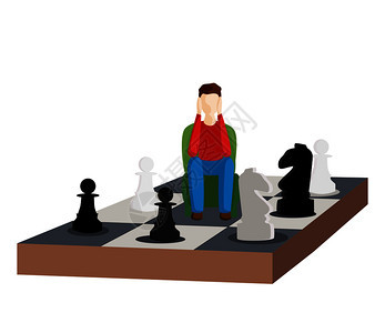 选择问题移动到象棋平板矢量说明选择问题移动到象棋矢量说明图片