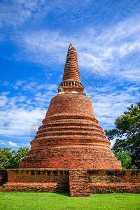泰国大城府的watlokayasutharam寺庙泰国大城府watlokayasutharamtemple图片