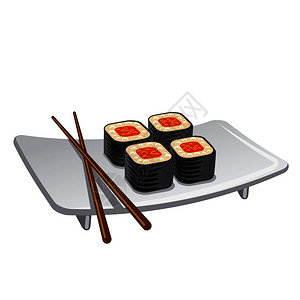 新加坡鱼美食插画_新加坡鱼美食卡通_新加坡鱼美食插图_手绘_板绘_摄