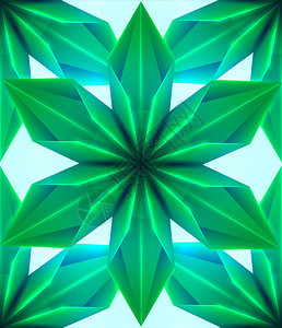 绿色无缝纸折叶纹理包装纸织物背景和创造力的矢量模式图片