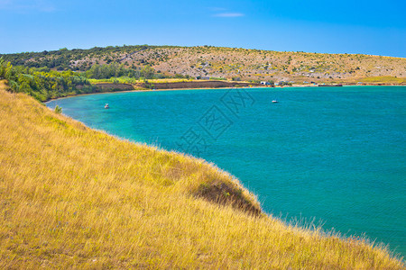 泽塞沃岛附近的zadr地区海滩景象croati的dlmti地区图片