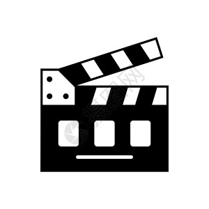 演播室总控电影拍的东西视频设备拍黑色图标动作演播室eps10插画