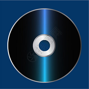 空白cd磁盘模板矢量插图图片素材