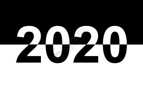 数字视觉黑白背景的数字20年新设计图片