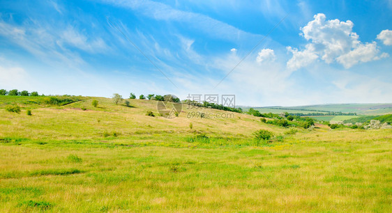 山地和蓝天空的风景农业地貌广域照片图片