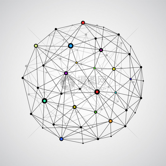 连接地球体的矢量带线框架全球连接概念全球结构连接显示地球网络图片
