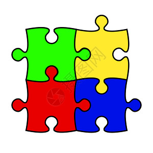 团结握手插画-团结握手卡通-人员交谈和联系社区合作小组会议公司办室