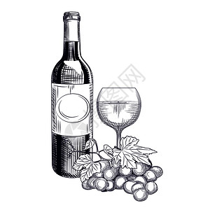 经典基安蒂葡萄酒设计图片