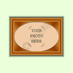 图片文凭或证书的横向金框该可用于文本图片