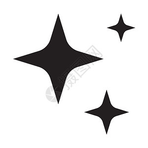 白背景的星象图标平面风格亮相的星象图标用于您的网站设计标识应用程序ui闪亮的符号背景图片