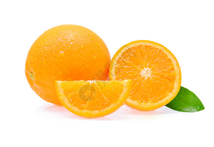 新鲜的黄色橙子图片