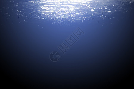 海洋中抽象的水下背景图片