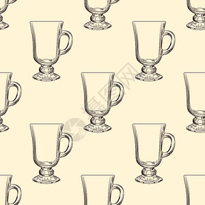 爱尔兰咖啡插画_爱尔兰咖啡卡通_爱尔兰咖啡插图_手绘_板绘_摄图网