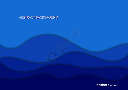 蓝色的抽象背景用于设计和装饰封面小册子纸制品图片
