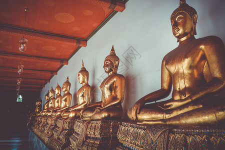 泰国曼谷瓦特佛寺的佛像泰国曼谷华府的佛像图片