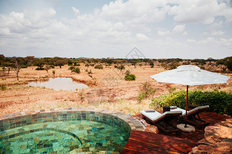 201年6月日坦萨尼亚tanzi游泳池非洲豪华度假屋梯田图片