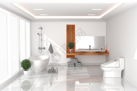 现代风格浴室新房间现代设计图片