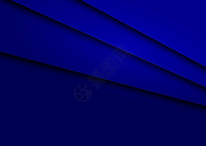 含有重叠平面的蓝色抽象矢量背景用于商业设计书籍封面小册子和页印刷出版物图片