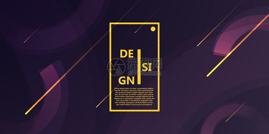 最小抽象背景设计矢量模板式几何海报图形状梯度着陆页数字概念动态运未来流体波覆盖图片素材 正版创意图片 摄图网