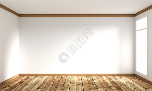 木地板日本式室内空3D翻接图片