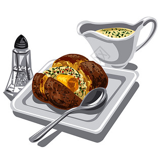 回锅肉 土豆插画_回锅肉 土豆卡通_回锅肉 土豆插图_手绘_板绘_摄图网