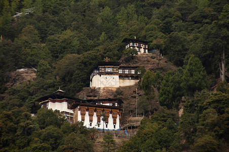 底木谷不丹探戈修道院提木图片