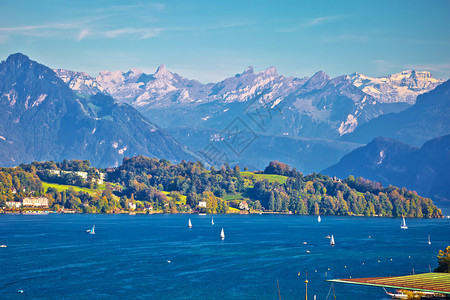 高山风景中瑞士部的风景图片