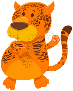 豹 金钱豹插画 豹 金钱豹卡通 豹 金钱豹插图 手绘 板绘 摄图网