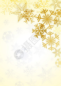 矢量黄金冬背景图片