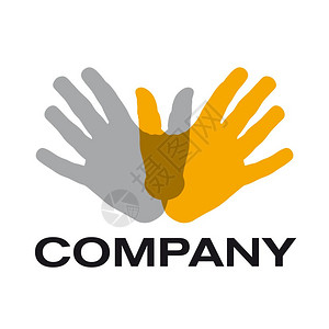 汇聚logo的ae模板矢量代表团队合作双手交叉设计图片