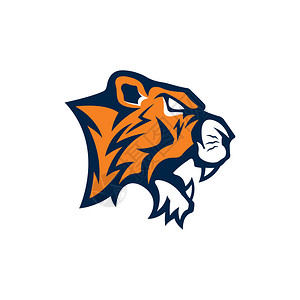 危险动物卡通插画