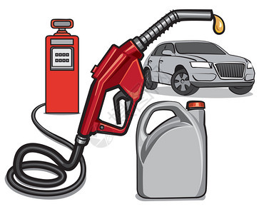 燃料和煤气服务站说明图图片
