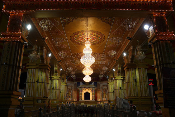 马哈拉施特邦内地2019年7月献祭达格杜什哈利瓦伊甘那帕提寺庙图片
