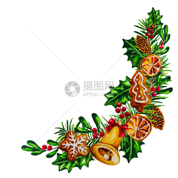 与红姜面包干柑橘片白底隔离的木铃高清图片下载 正版图片 摄图网