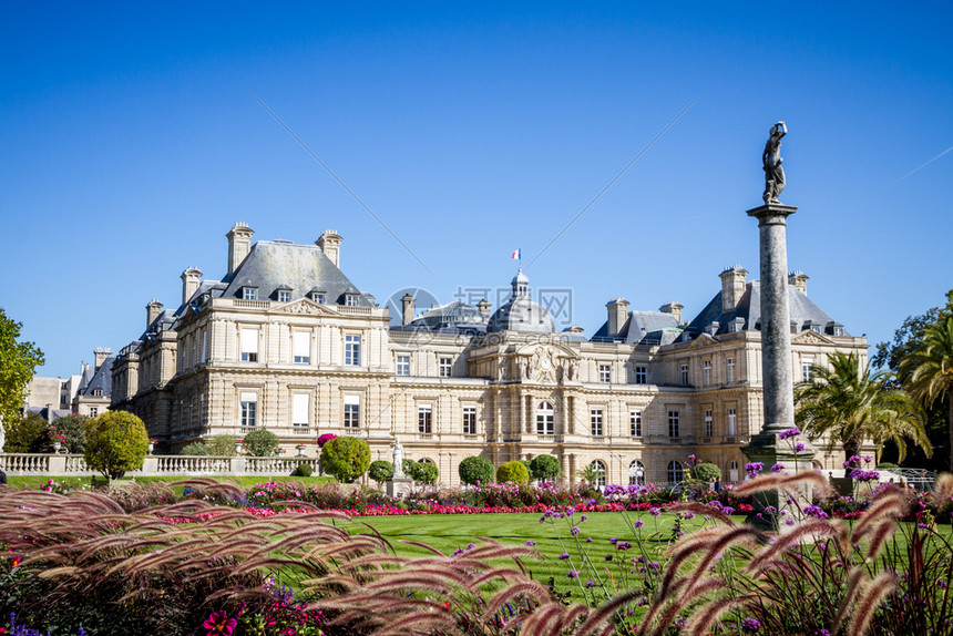 法国巴黎的卢森堡宫殿和花园卢森堡宫殿和花园巴黎图片