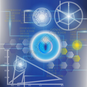 抽象数字技术电路板背景图片