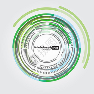 抽象技术环形矢量背景图片