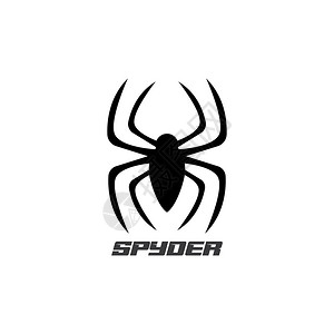 设计标志标志蜘蛛矢量标志插画