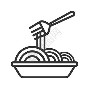 意大利面】插画