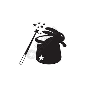 最强公主wand魔法帽子创意图标矢量模板设计图片