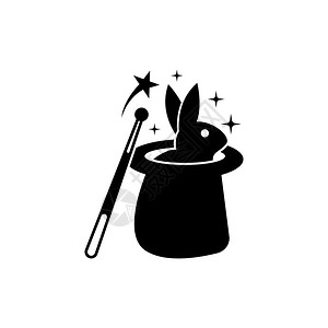 最强公主wand魔法帽子创意图标矢量模板设计图片