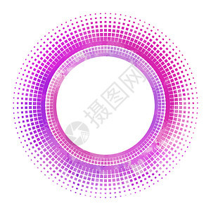 半色和紫水彩背景的圆形框架横幅站点的矢量元素印刷产品设计和您的vect图片